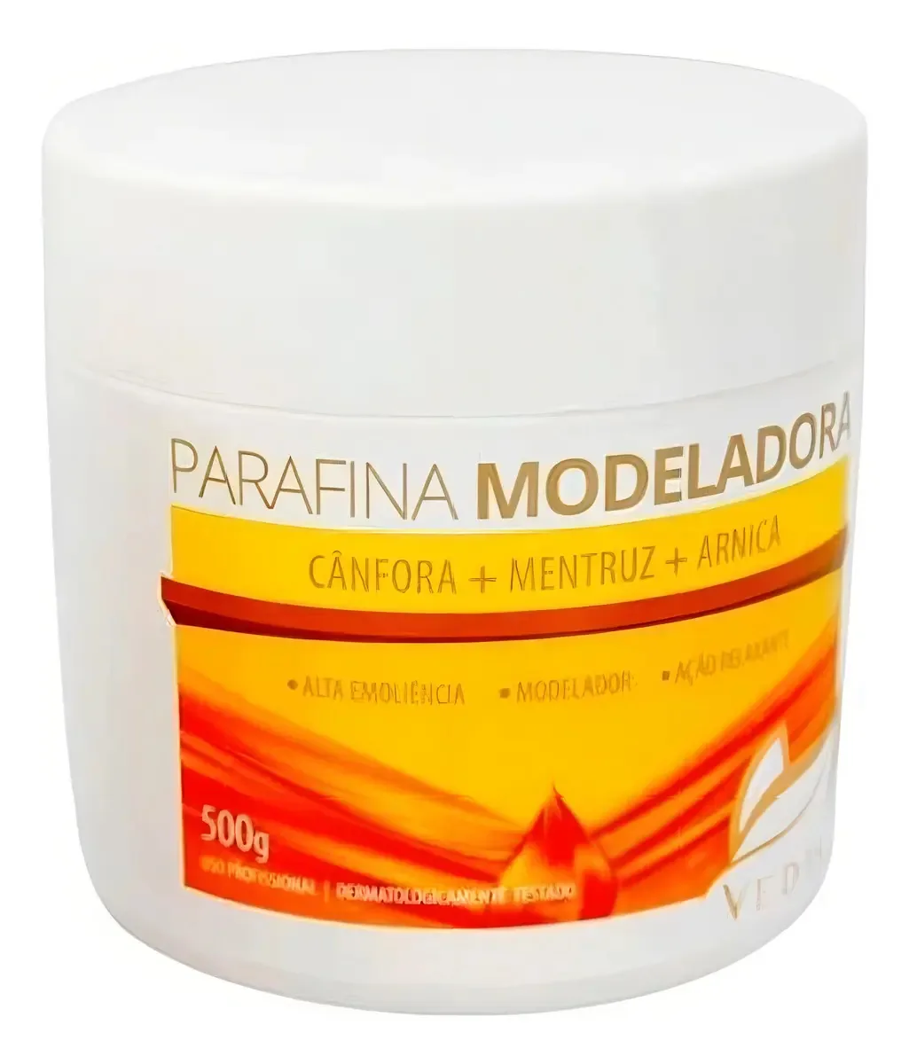 Parafina Modeladora Cânfora E Mentruz 500g - Vedis