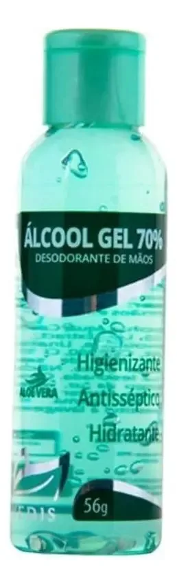 Álcool Gel Antisséptico 70% Aloe Vera Vedis 56g