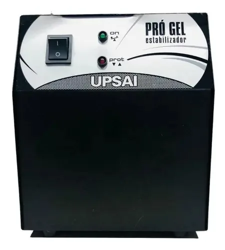 Estabilizador Upsai Progel 2000VA Bivolt / 120v 4 Tomadas Preto