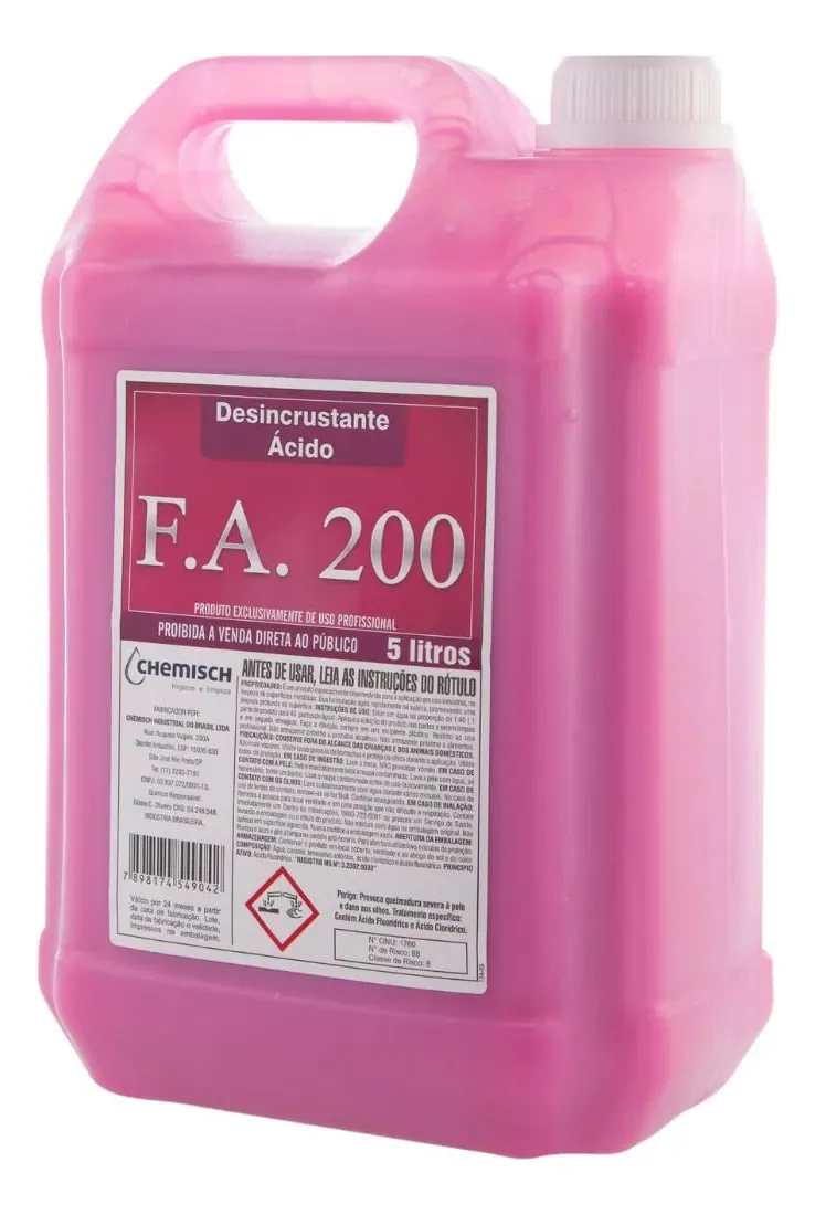 Desincrutante Ácido Fa 200 5l