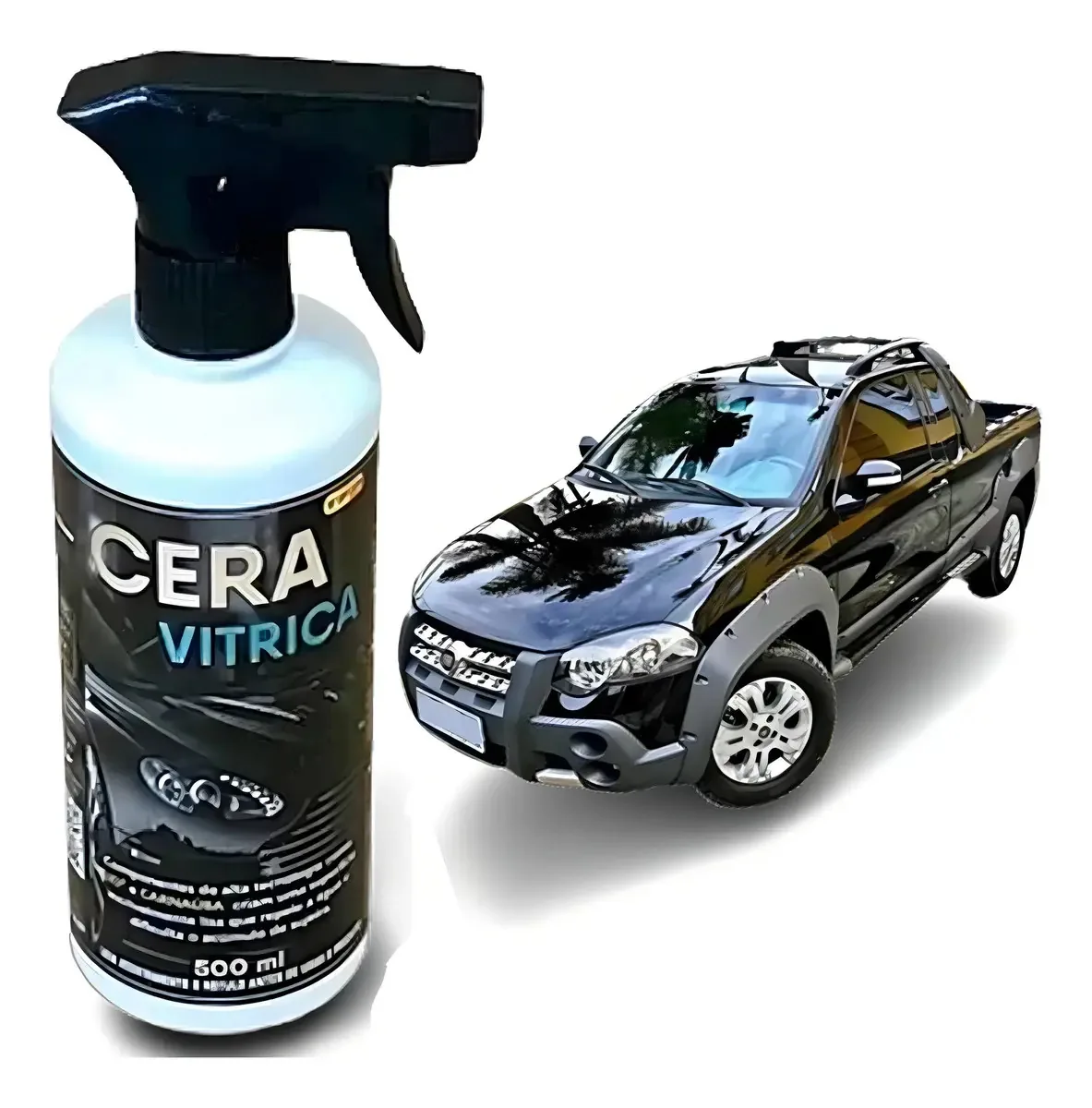 Cera Vítrica Líquida Carnaúba TFP Para Carros e Motos 500 mL