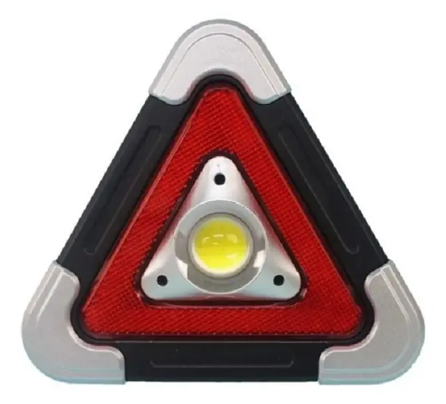 Triangulo Para Carro Led Sinalização Segurança Emergência