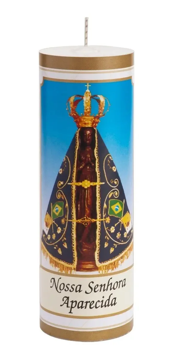 Vela Imagem 7 Dias Nossa Senhora Aparecida 260g