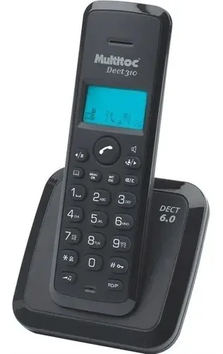Telefone Sem Fio Multitoc DECT 310 com Identificador de Chamadas