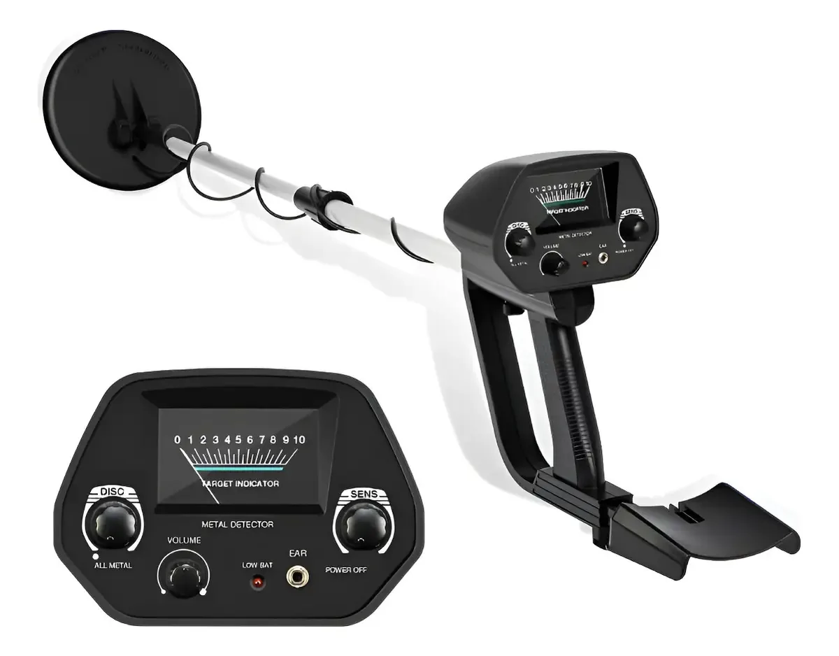 Detector De Metais Md-4030 Prata Ouro Preto