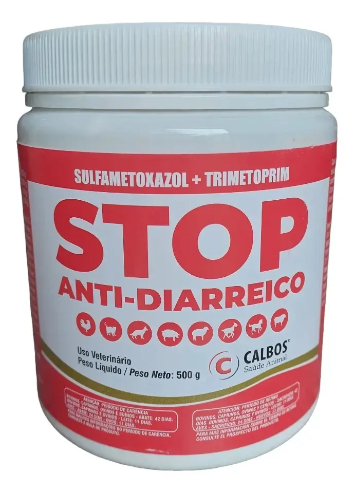 Calbos Potente Antidiarreico Bactericida Ruminantes Equinos Suínos 500g