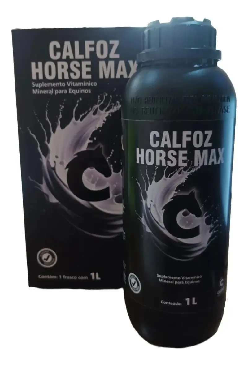 Calbos Calfoz Red Horse 1L Suplemento Vitamínico Mineral para Cavalos
