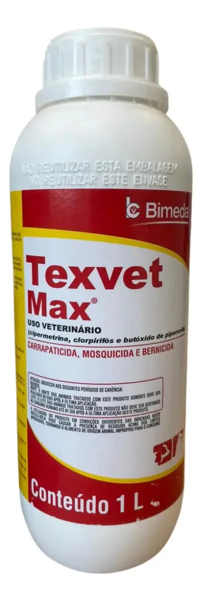 Texvet Max 1l Carrapaticida Mosquicida Para Bovinos