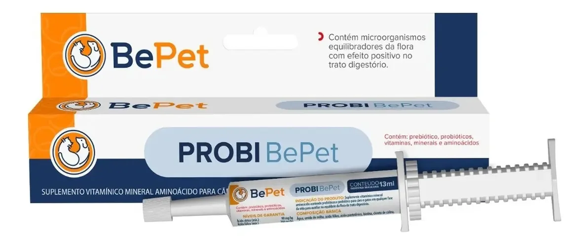 Probi Prebiótico Probiótico Flora Instestinal Cães Gatos
