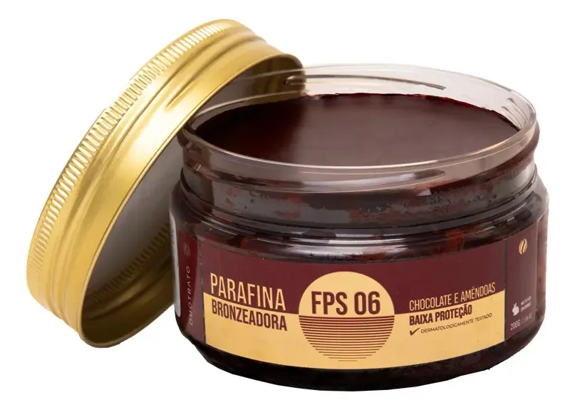 Parafina Bronzeador Chocolate 200g Duotrato