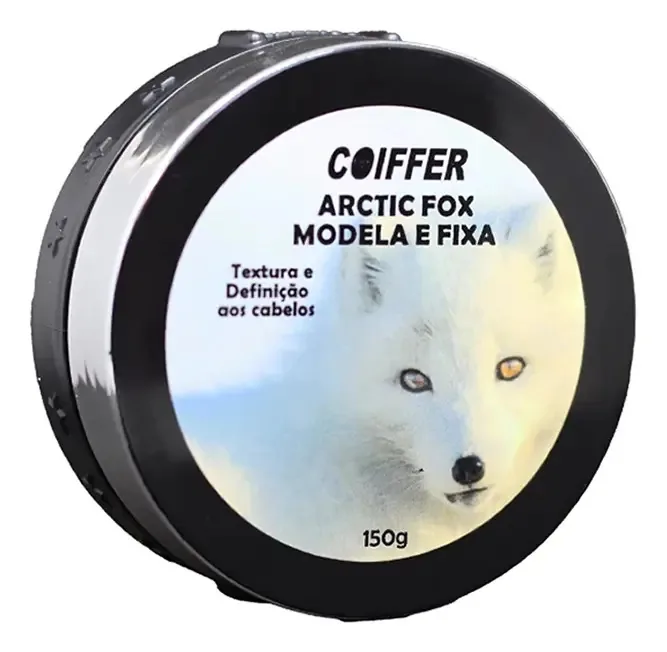 Cera Modeladora Arctic Fox Coiffer 150g Modela E Fixa O Fio