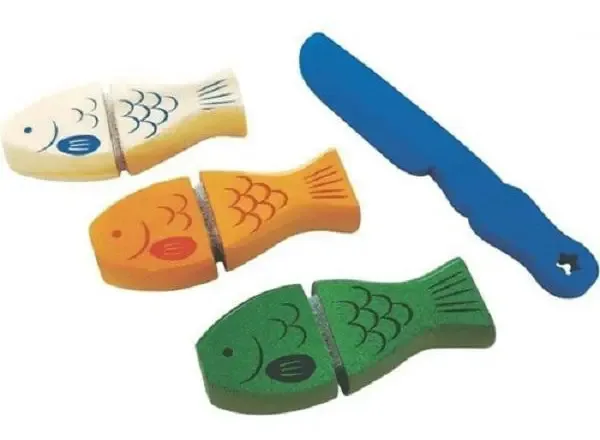 Coleção Comidinha - Kit Peixe Com Corte