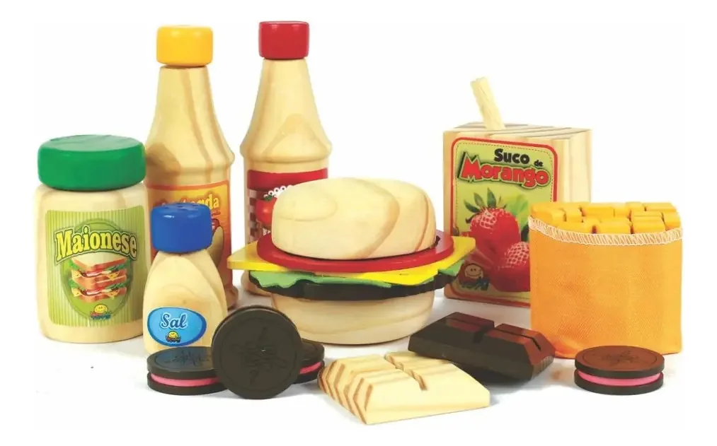 Kit Lanche Da Tarde Miniaturas - New Toy's - 16x11x14 Cm