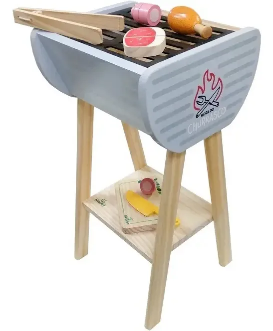 Brinquedo Lúdico Comidinhas Cozinha Churrasqueira