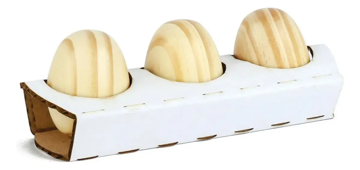 Coleção Comidinhas Ovos 3 Peças