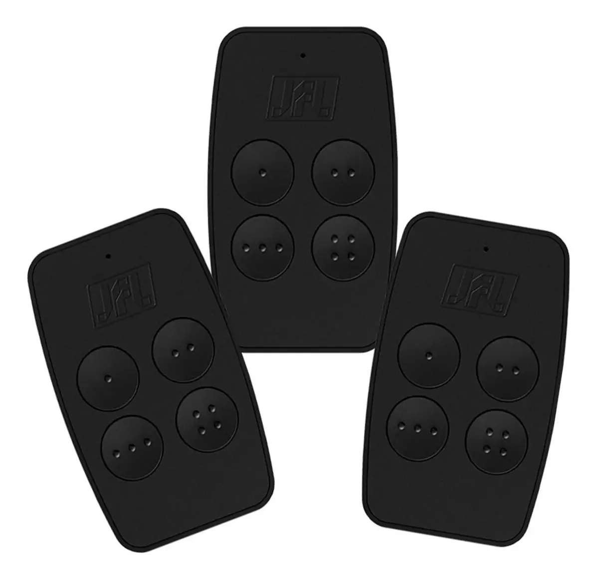 Kit com 3 Controles Remoto JFL Alarmes CR4T de 4 Botões