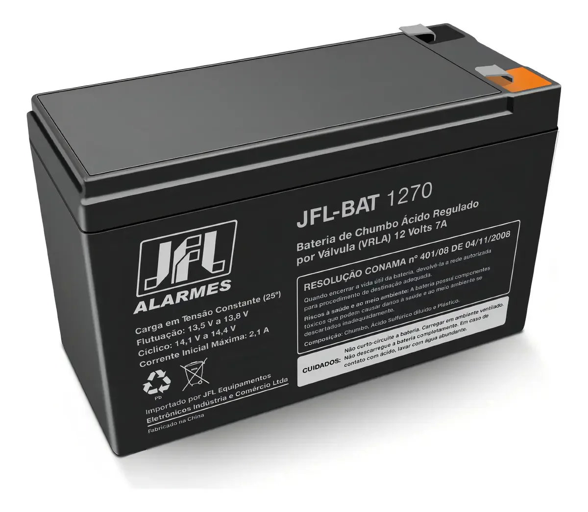Bateria para Alarme JFL Alarmes Gel Ácido JFL-BAT 1270