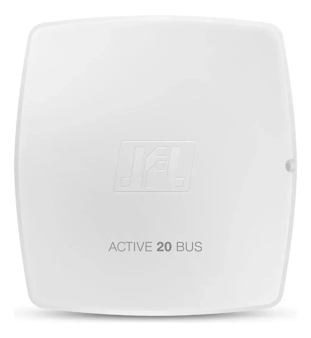 Central de alarme Active 20 Bus 32 zonas modular JFL Alarmes cor branco
