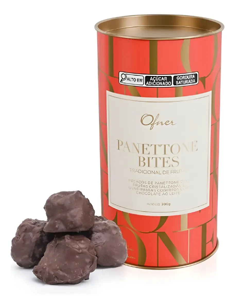 Panettone Bites Tradicional De Frutas Ofner 200g - Tradicional De Frutas