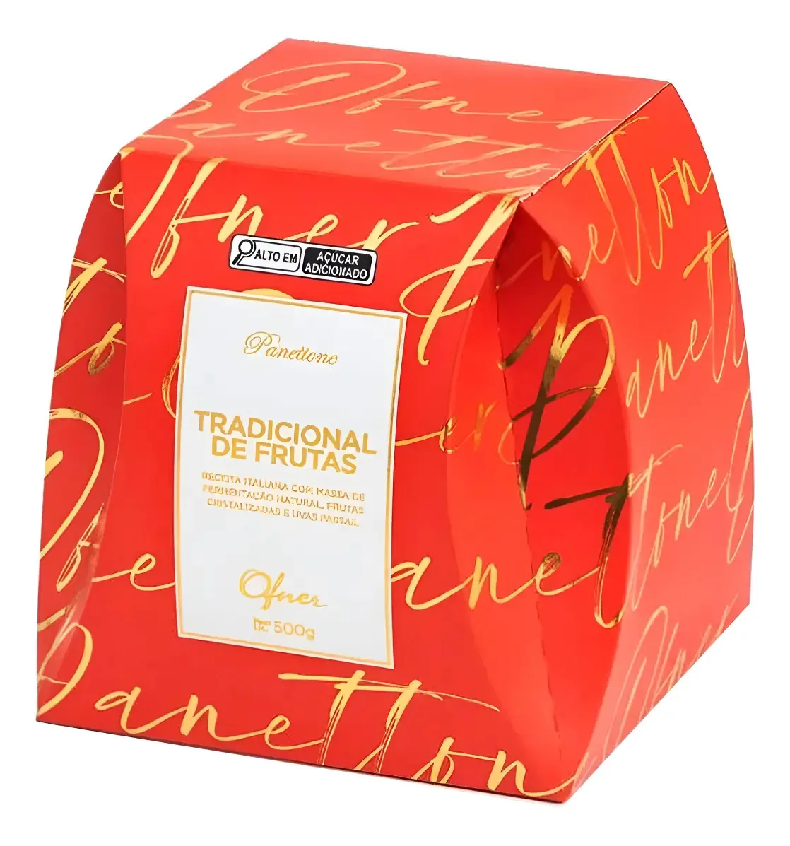Mini Panettone Tradicional De Frutas Ofner 250g