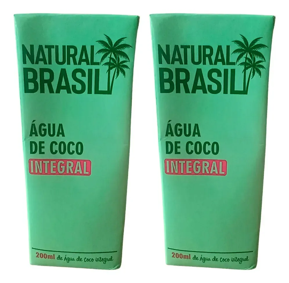Kit 2 Água De Coco Integral 200ml