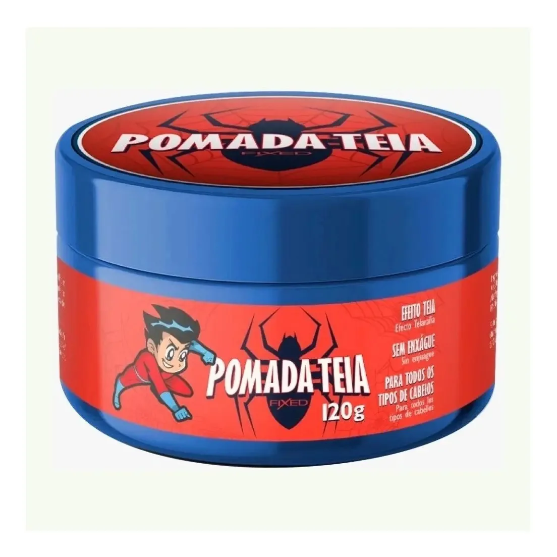 Pomada Fixadora Modeladora Cabelo Infantil Teia