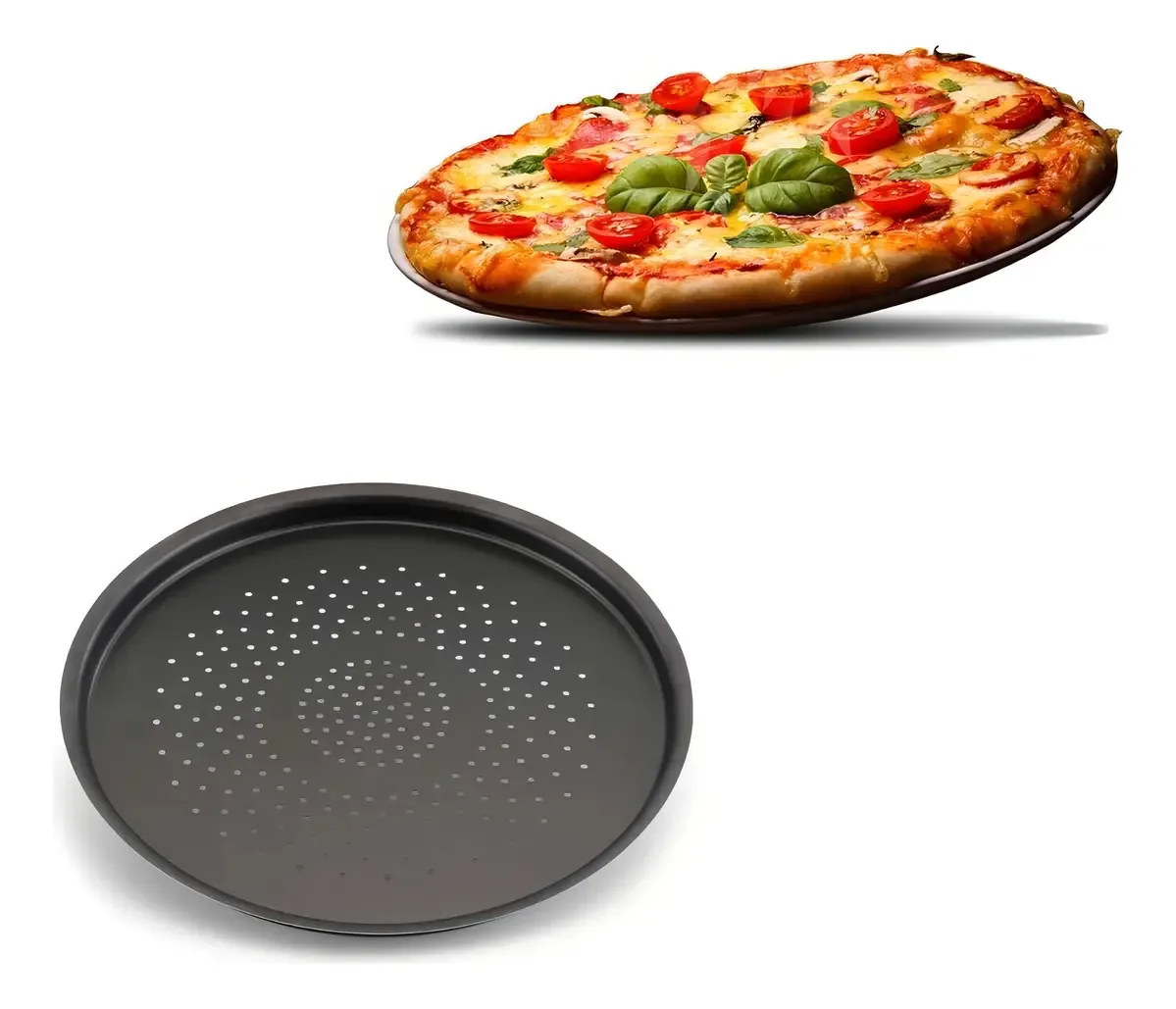 Assadeira Pizza Furada N3 C Aa