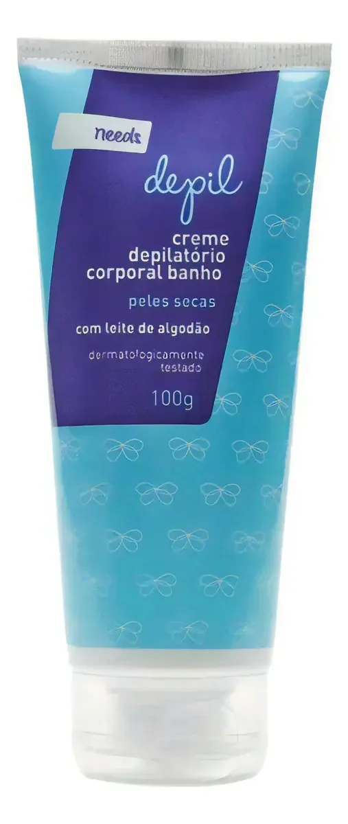 Creme Depilatório Corporal Banho Needs Peles Secas Com 100g