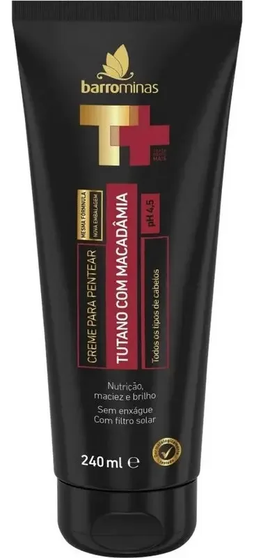 Creme Para Pentear Barro Minas Tutano Com Macadâmia 240g