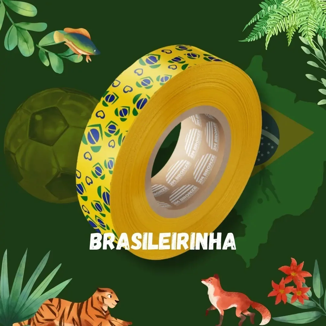 10 Fitas 2m Estampa Brasileirinha Para Bronzeamento