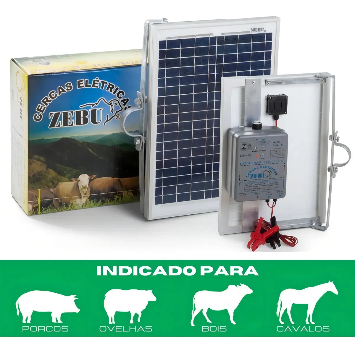 Alicate Amperímetro Digital Zebu ZS80i 4500m Para Cerca 80km