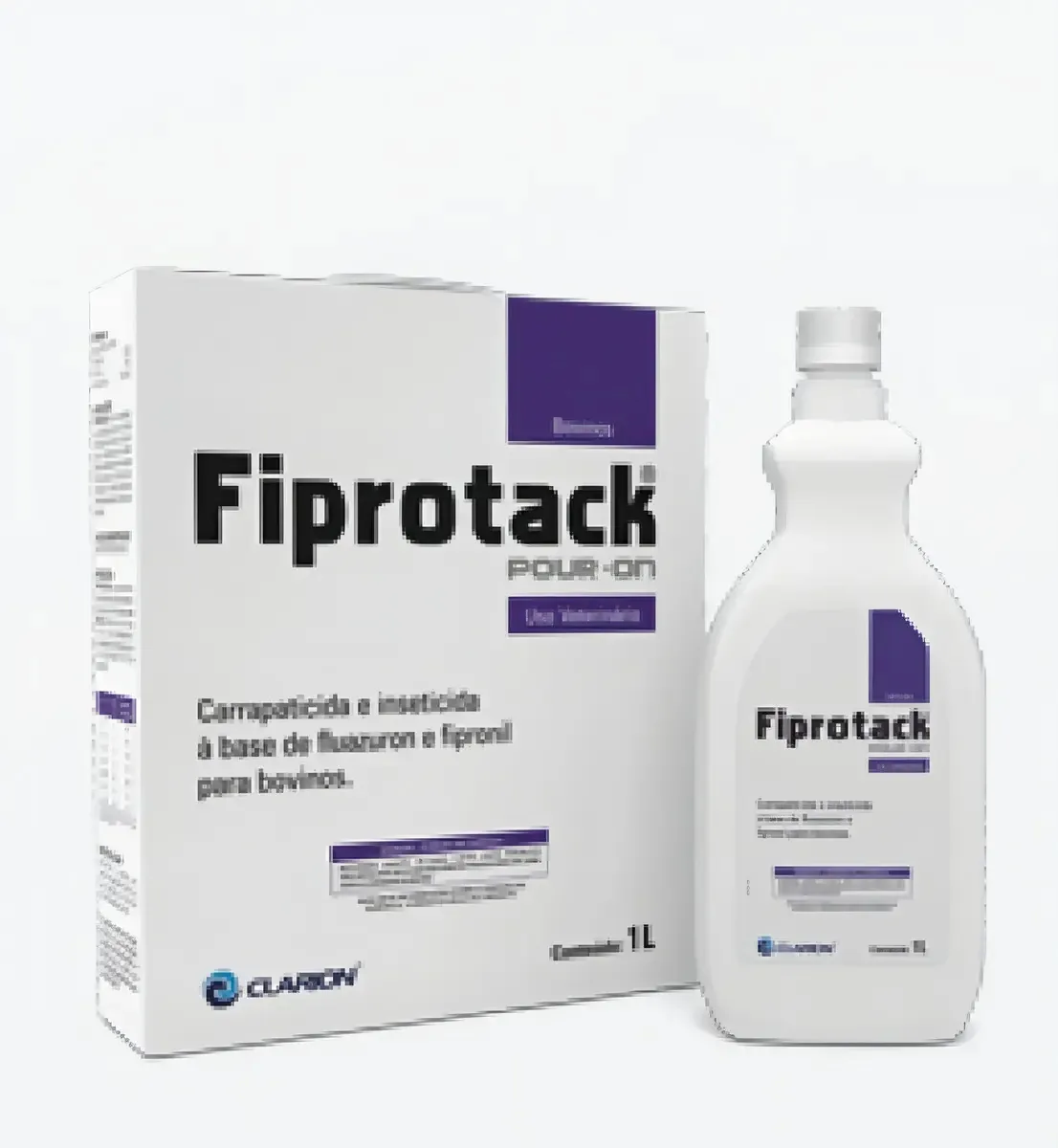 Fiprotack Pour-on 1L Vetoquinol Carrapaticida e Inseticida Bovinos