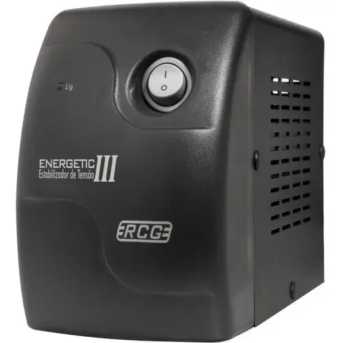 Estabilizador Energetic Iii Bivolt 500va Pt Rcg Unidade
