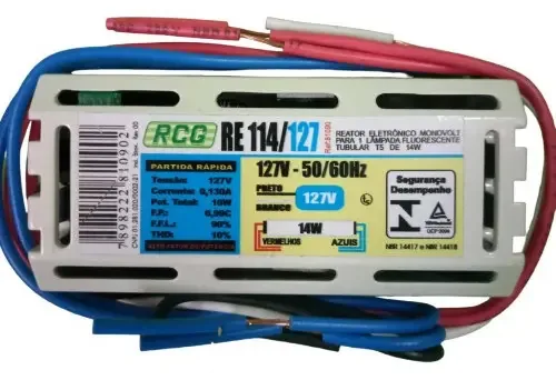 Kit 02 Reatores Eletrônicos RCG RE 114/127 1x14W T5