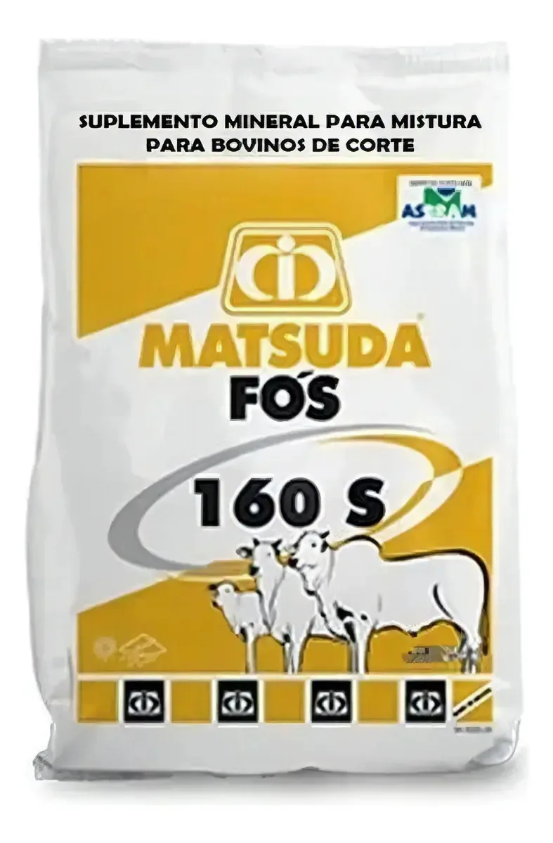 Sal Mineral Matsuda Fos 160 Cria Recria E Engorda
