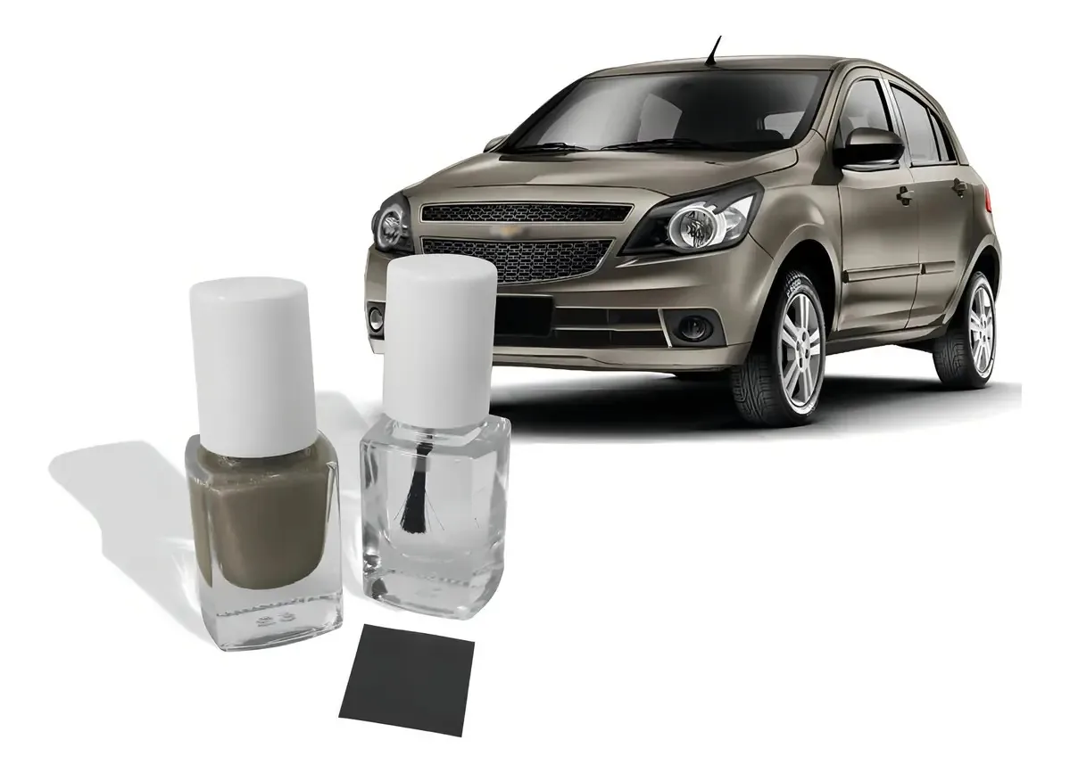 Tinta Tira Risco Automotivo Chevrolet Agile Cor Bege Artio