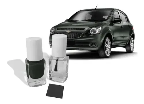 Tinta Tira Risco Automotivo Chevrolet Agile Cor Verde Lotus