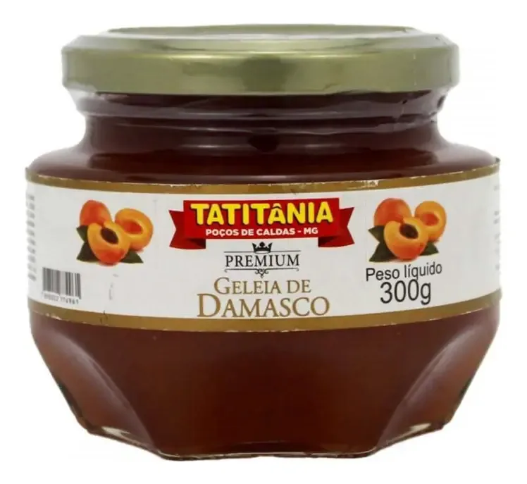 Geleia de Damasco Tatitania Sem Glúten