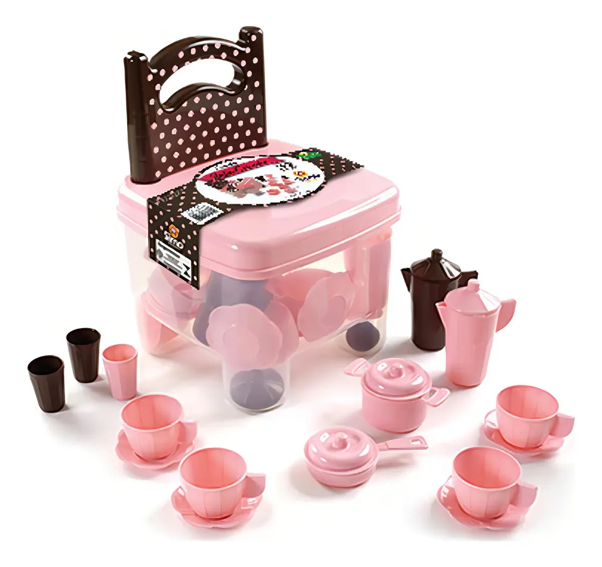 Cozinha Infantil Simoplast Mini Cadeira com 37 Peças