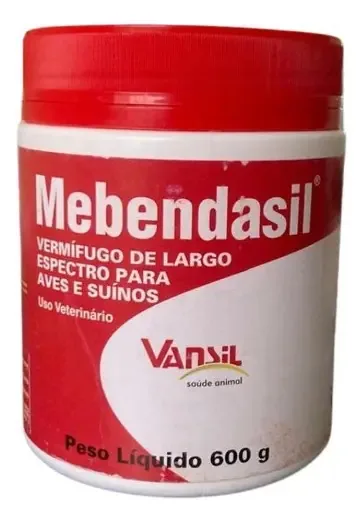 Mebendasil 600g - Vansil - Vermífugo Pássaros Aves E Suinos