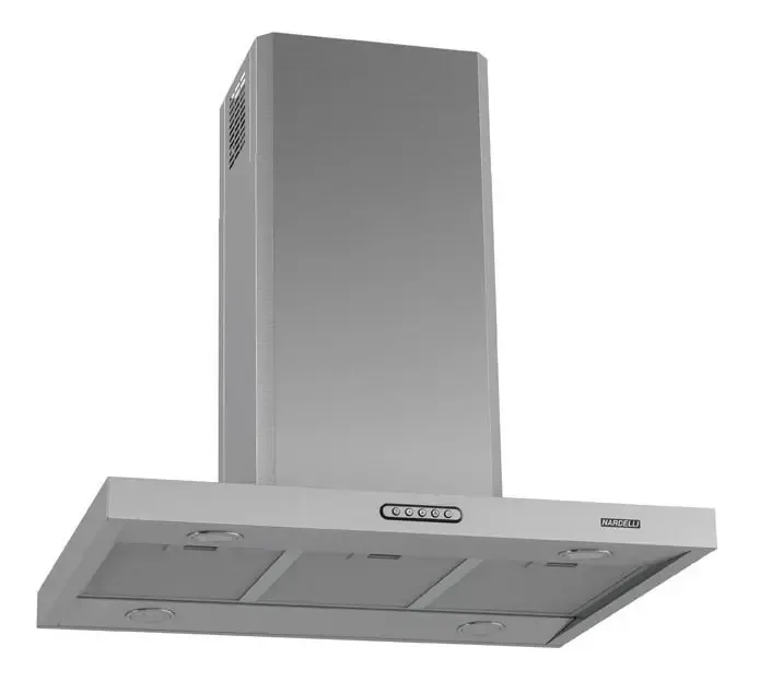 Coifa Ilha Nardelli Retangular 75cm Inox