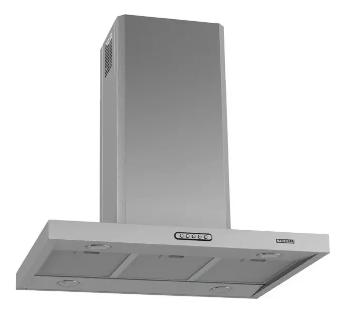 Coifa Ilha Nardelli Retangular 75cm Inox