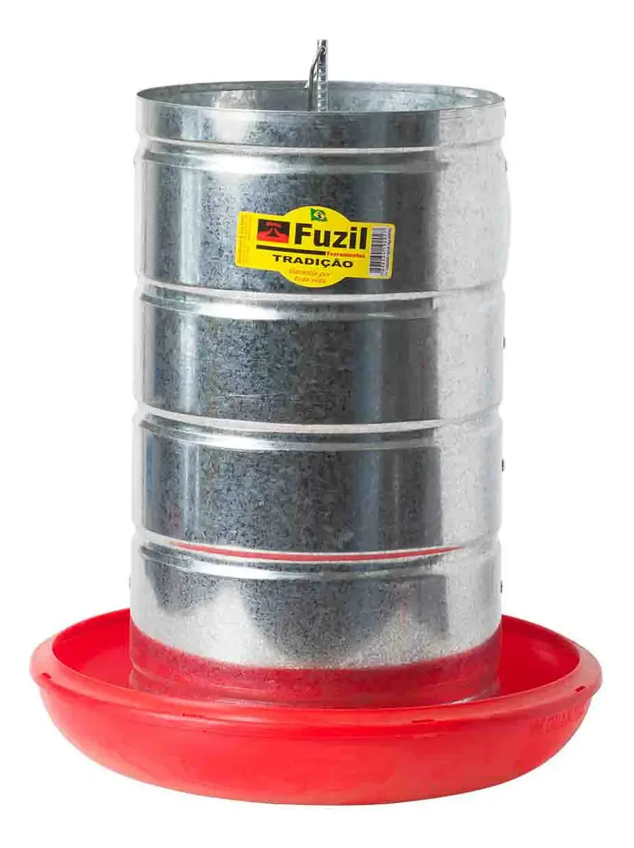 Comedouro Tubular 20 Kg Montado - Fuzil