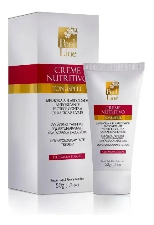 Creme Nutritivo Firmador Tonuspeel Peles Mistas E Secas Peel Line 50g