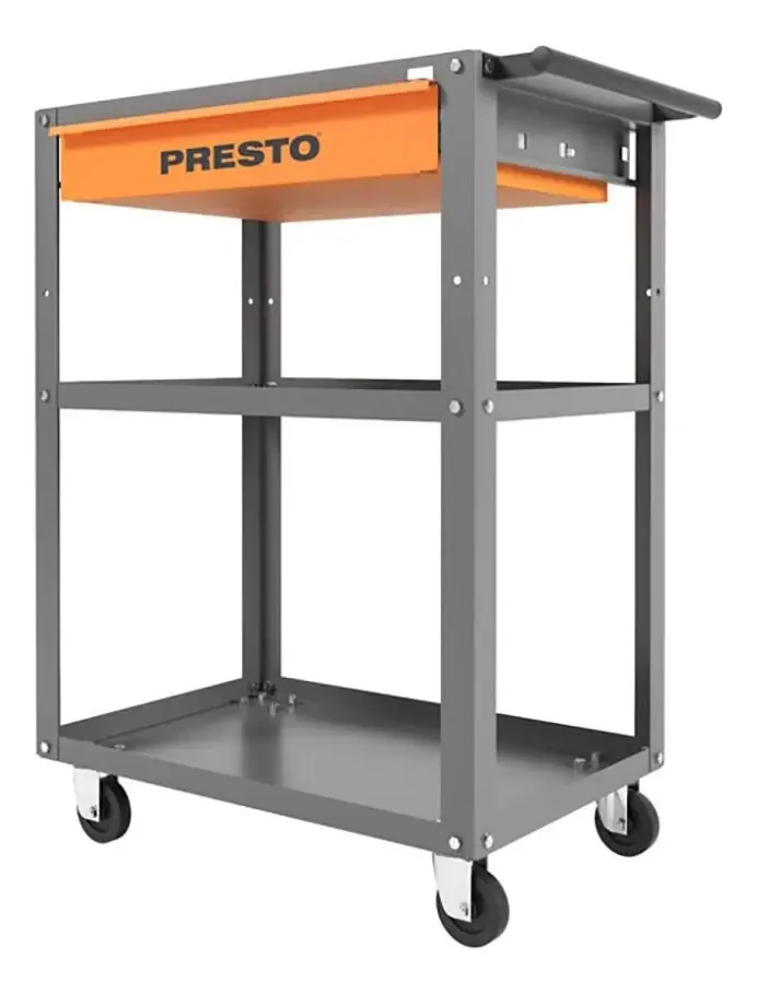 Carrinho De Ferramentas Com Gaveta Para Oficina 12301 Presto