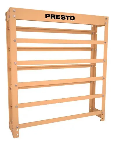 Estrutura Metalica Bege Para 25 Gavetas N3 Presto