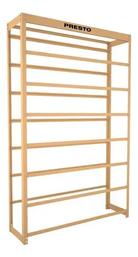 Estrutura Metalica Bege Para 28 Gavetas N7 Presto
