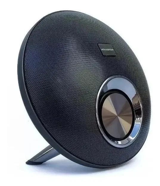 Caixa de Som Portátil Bluetooth H'maston YX-K4 12W Preto Subwoofer