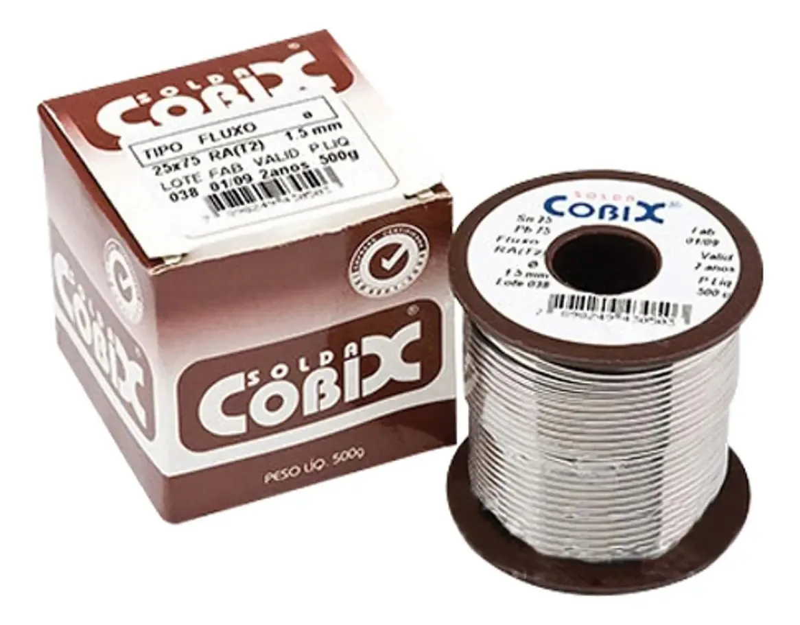 Solda Cobix Rolo Marrom 500g