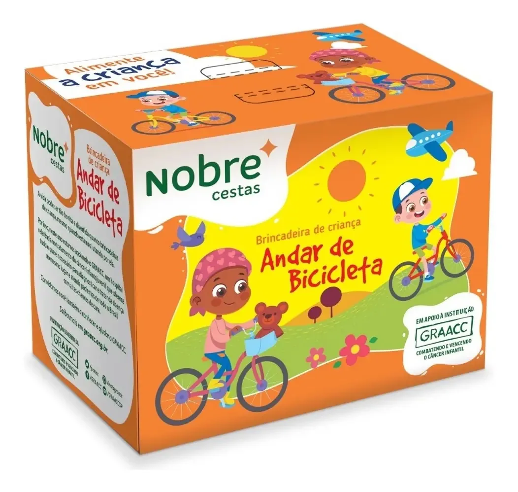 Embalagem De Natal Andar De Bicicleta Nobre 300g